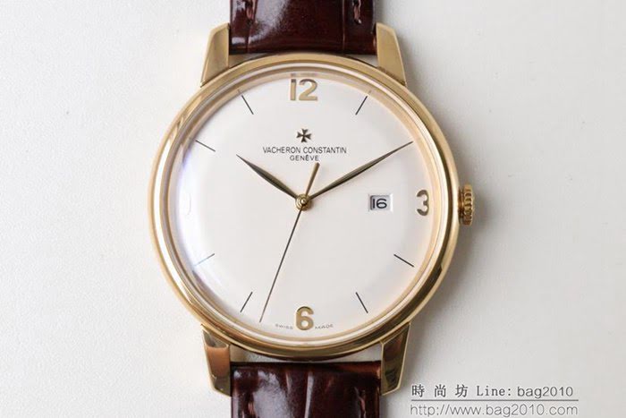 江詩丹頓 Vacheron Constantin VC最新力作 江詩丹頓VC 極簡傳承複刻腕表 商務百搭型 男士腕表  wssb5174